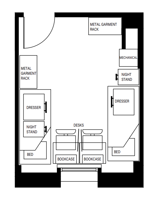 Gillett Hall floor plan